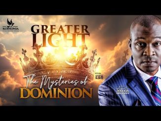 Greater Light By Apostle Joshua Selman