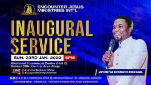 Encounters Jesus Ministries International inugural service 