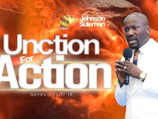 Unction For Function By Apostle Johnson Suleman